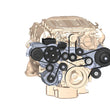 Load image into Gallery viewer, Holley GM Gen V LT4 Wet Sump Engines- Black Finish 20-220BK - Additional View 14