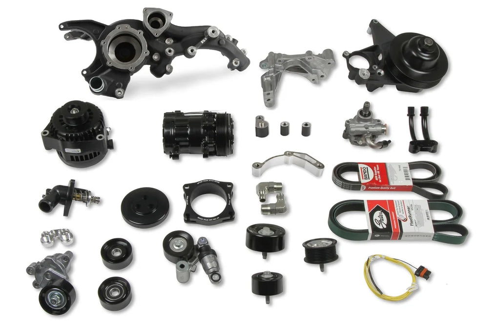 Holley GM Gen V LT4 Wet Sump Engines- Black Finish 20-220BK - Additional View 16