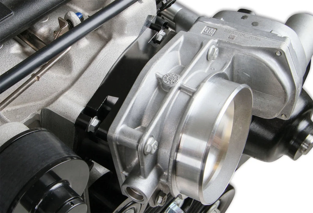 Holley -GM Gen V LT5 Dry Sump Engines-Black Finish 20-230BK - Back View