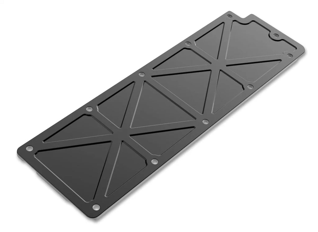 Holley GM LS2/LS3/LS7/LSX Trussed Valley Cover, Black Anodized Finish 241-265 - Main Product View