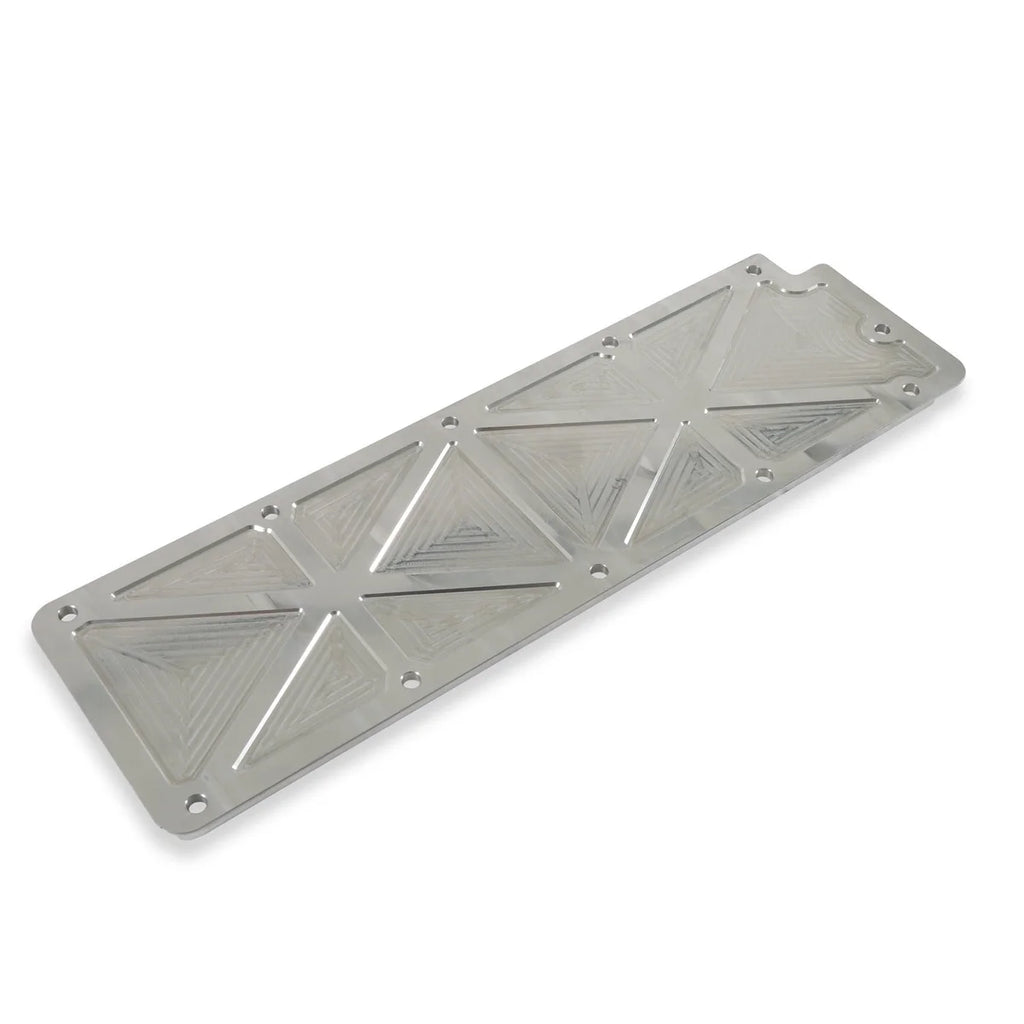 Holley GM LS2/LS3/LS7/LSX Trussed Valley Cover, Natural Billet 241-263 - Main Product View