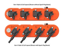 Load image into Gallery viewer, Holley - Gen III/IV LS - Factory Orange Machined 241-178 - Installation View