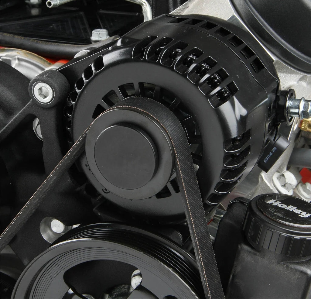Holley - Gen V LT Engines - SFI Certified Damper - Black 20-200BK - Mounting View