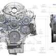 Load image into Gallery viewer, Holley - Gen V LT Engines - Standard Damper - Black 20-205BK - Side View