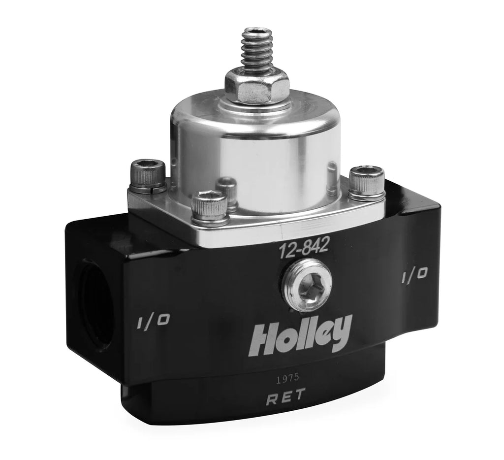 Holley HP Billet Carbureted By Pass w/ Idle Bleed Fuel Pressure Regulator - Main Product View