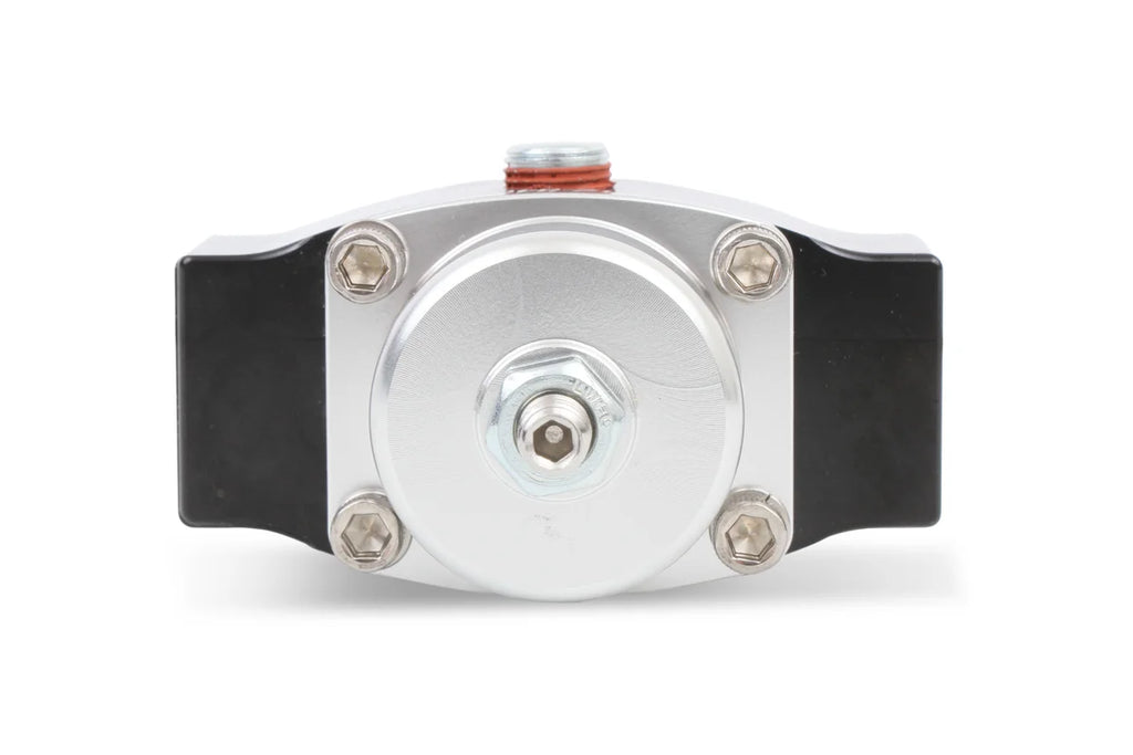 Holley HP Billet Carbureted By Pass w/ Idle Bleed Fuel Pressure Regulator - Back View