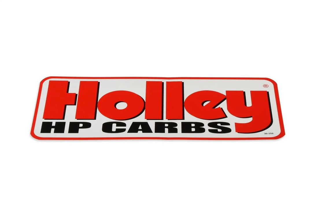 Holley HP Carbs Decal- 32 SQ. IN 36-256 - Side View