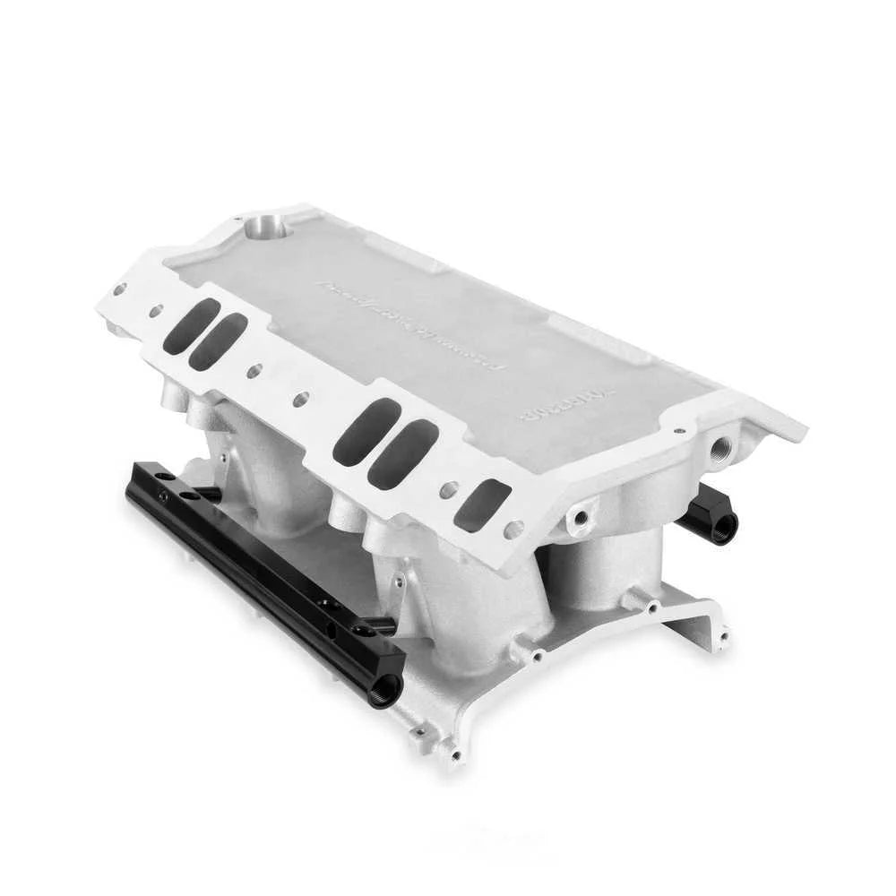 Holley Hi-Ram Front-Feed EFI Intake Manifold Kit 300-951 fits Small Block Chevy - Installation View
