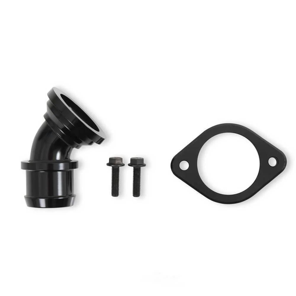 Holley High-Mount Accessory Drive - OE Oiling System - Base Kit - Black 20-300BK fits Godzilla - Additional View 12