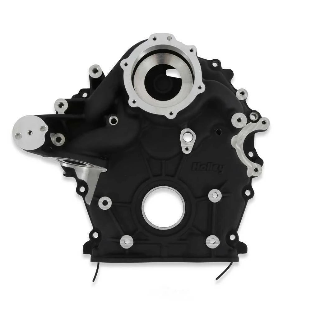 Holley High-Mount Accessory Drive System - Holley Pan Only 97-417 fits Ford 7.3L Godzilla - Main Product View