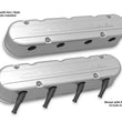 Load image into Gallery viewer, Holley Holley 2-Piece "Chevrolet" Script Valve Cover - Gen III/IV LS - Natural 241-175 - Side View