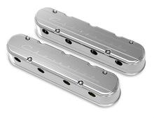Load image into Gallery viewer, Holley Holley 2-Piece "Chevrolet" Script Valve Cover - Gen III/IV LS - Polished 241-176 - Main Product View