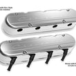 Load image into Gallery viewer, Holley Holley 2-Piece "Chevrolet" Script Valve Cover - Gen III/IV LS - Polished 241-176 - Side View