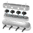 Load image into Gallery viewer, Holley Holley 2-Piece "Chevrolet" Script Valve Cover - Gen III/IV LS - Polished 241-176 - Back View