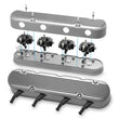 Load image into Gallery viewer, Holley Holley 2-Piece Finned Valve Cover - Gen III/IV LS - Natural 241-180 - Back View