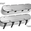 Load image into Gallery viewer, Holley Holley 2-Piece Finned Valve Cover - Gen III/IV LS - Polished 241-181 - Side View