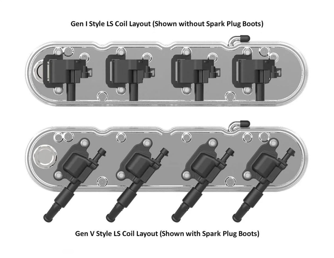 Holley Holley 2-Piece Finned Valve Cover - Gen III/IV LS - Polished 241-181 - Installation View