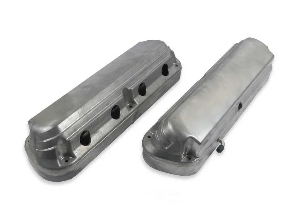 Holley Holley 2-Piece Ford Style Valve Cover - Gen III/IV LS - Natural 241-185 fits Ford - Main Product View