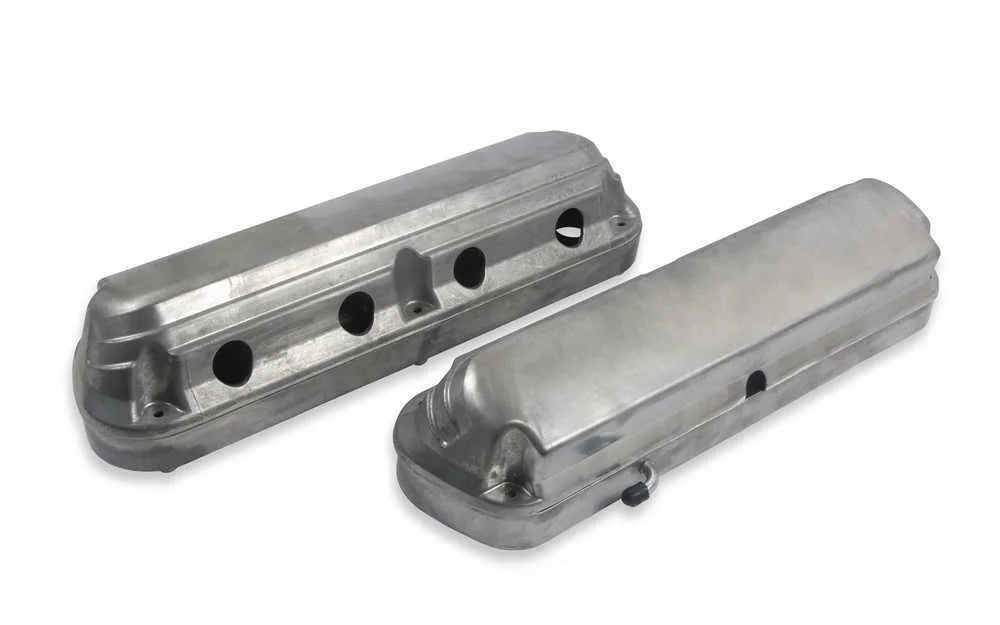 Holley Holley 2-Piece Ford Style Valve Cover - Gen III/IV LS - Natural 241-185 fits Ford - Additional View 6