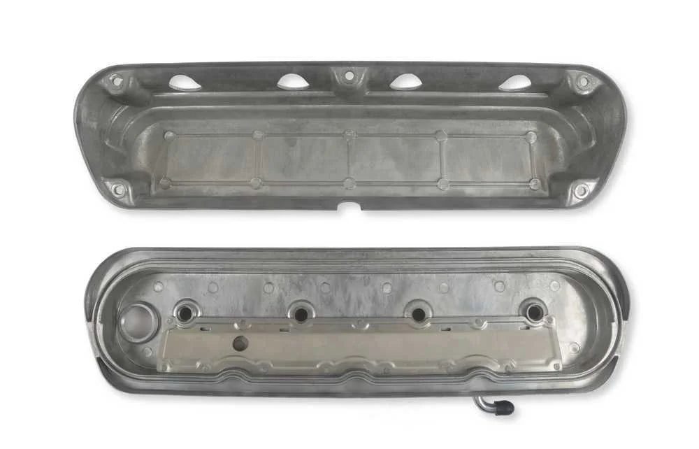 Holley Holley 2-Piece Ford Style Valve Cover - Gen III/IV LS - Natural 241-185 fits Ford - Additional View 9