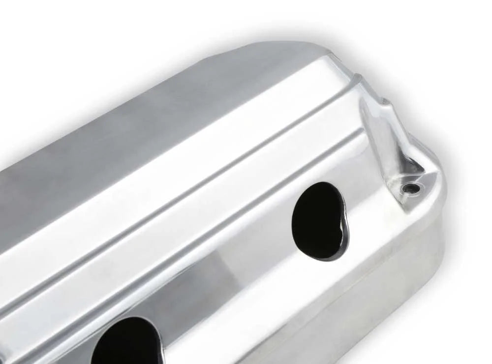 Holley Holley 2-Piece Ford Style Valve Cover - Gen III/IV LS - Polished 241-186 fits Ford - Additional View 5