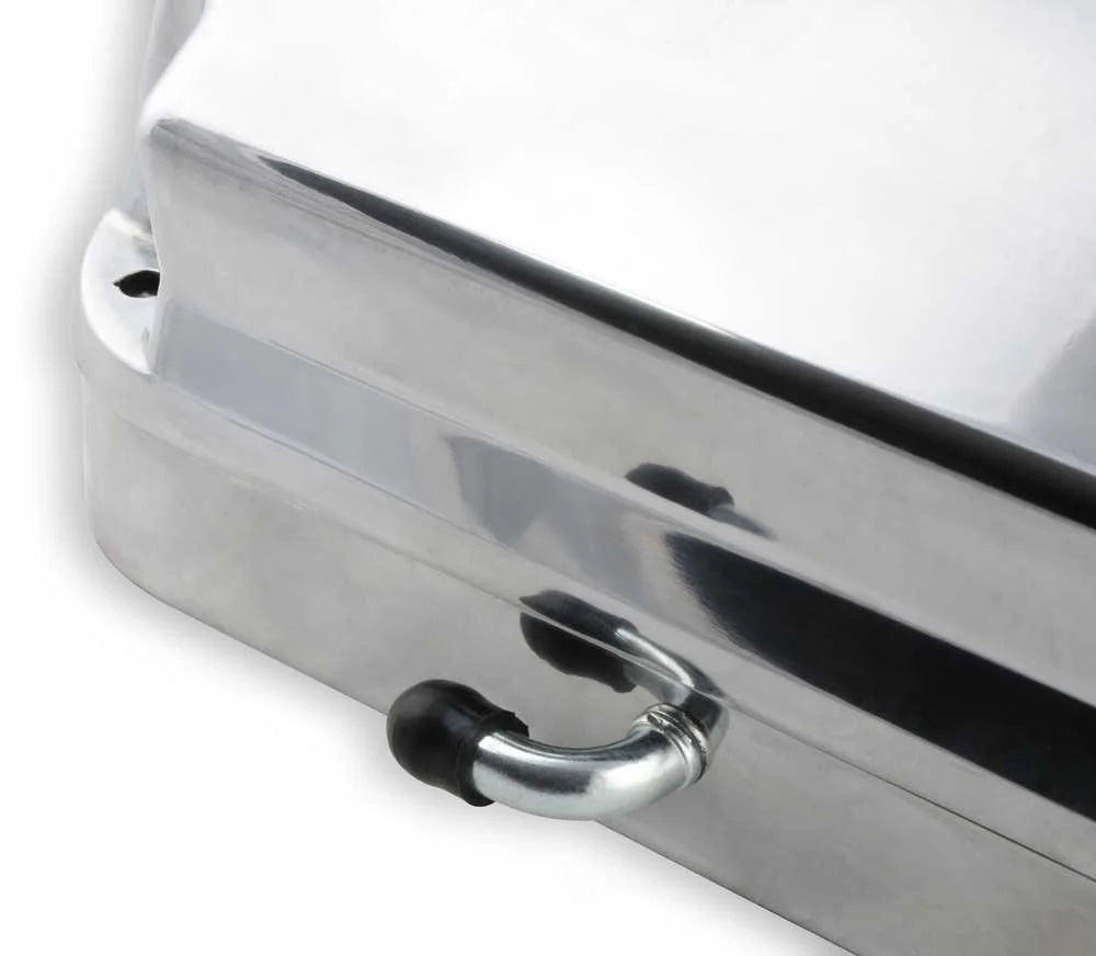 Holley Holley 2-Piece Ford Style Valve Cover - Gen III/IV LS - Polished 241-186 fits Ford - Additional View 6