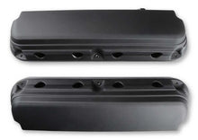 Load image into Gallery viewer, Holley Holley 2-Piece Ford Style Valve Cover - Gen III/IV LS - Satin Black 241-187 fits Ford - Back View