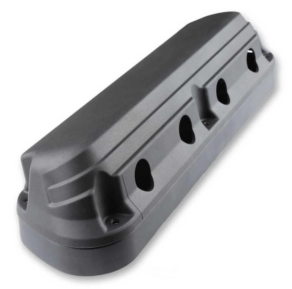 Holley Holley 2-Piece Ford Style Valve Cover - Gen III/IV LS - Satin Black 241-187 fits Ford - Additional View 8