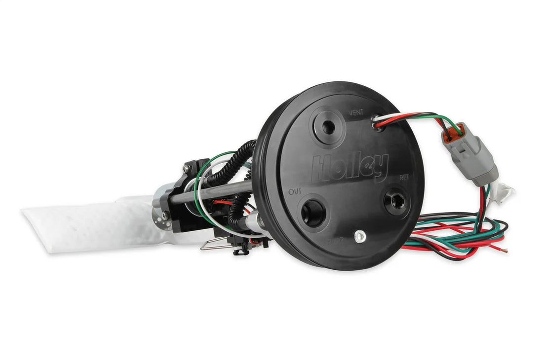 Holley Holley 255 LPH Pump Module - Returnless 12-323 - Side View