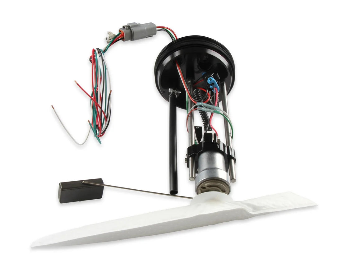 Holley Holley 450 LPH Pump Module - Return Style 12-325 - Side View