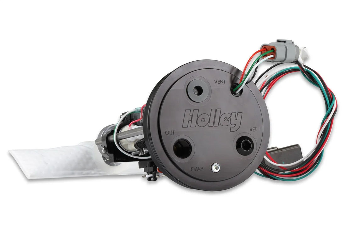 Holley Holley 450 LPH Pump Module - Returnless 12-324 - Side View