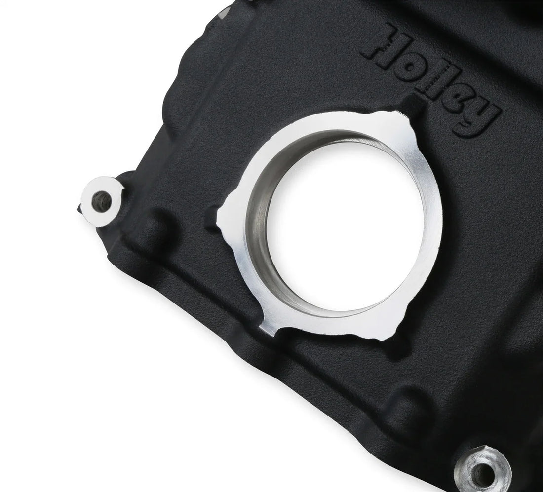 Holley Holley Black Mid-Mount Complete Accessory System 20-290BK - Installation View