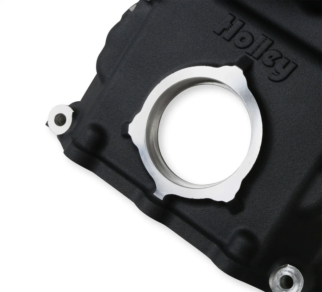 Holley Holley Black Mid-Mount Complete Accessory System 20-291BK - Installation View