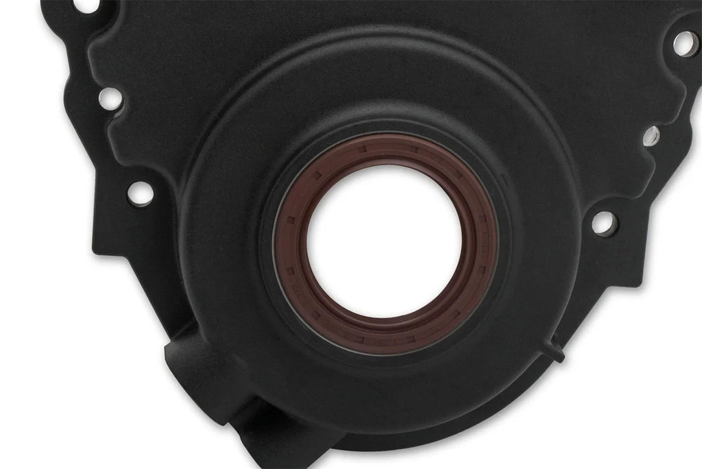 Holley Holley Cast Aluminum Timing Chain Cover 21-153 - Installation View