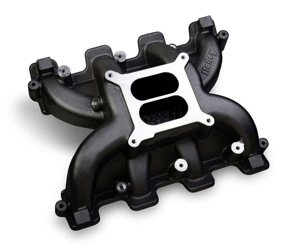 Holley Holley Dual Plane Intake - GM LS1/LS2/LS6 - Black 300-130BK - Main Product View