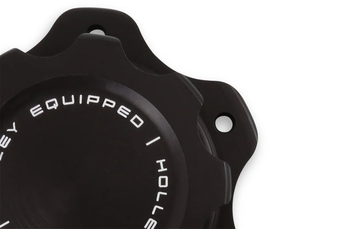 Holley Holley Equipped Billet Fuel Cell Cap 241-226 - Back View