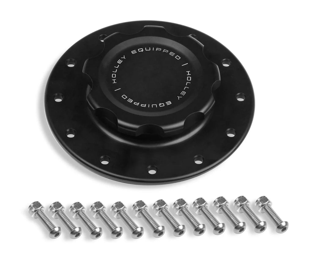Holley Holley Equipped Billet Fuel Cell Cap 241-227 - Main Product View