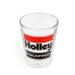Load image into Gallery viewer, Holley Holley Equipped Logo 2oz. shot glass (Sold Individually) 36-487 - Side View