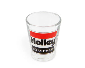 Holley Holley Equipped Logo 2oz. shot glass (Sold Individually) 36-487 - Side View