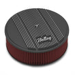 Load image into Gallery viewer, Holley Holley Finned Vintage Style Air Cleaner - 14" Diameter x 4" Tall - Round 120-157 - Main Product View