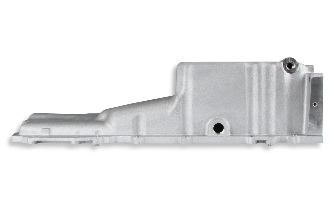 Holley Holley GM Gen V LT Swap Oil Pan - Drag Race - As Cast with Turbo Oil Return - Installation View