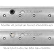 Load image into Gallery viewer, Holley Holley GM Licensed Valve Cover - Muscle Series - SBC - Center Bolt - Natural 241-290 - Side View