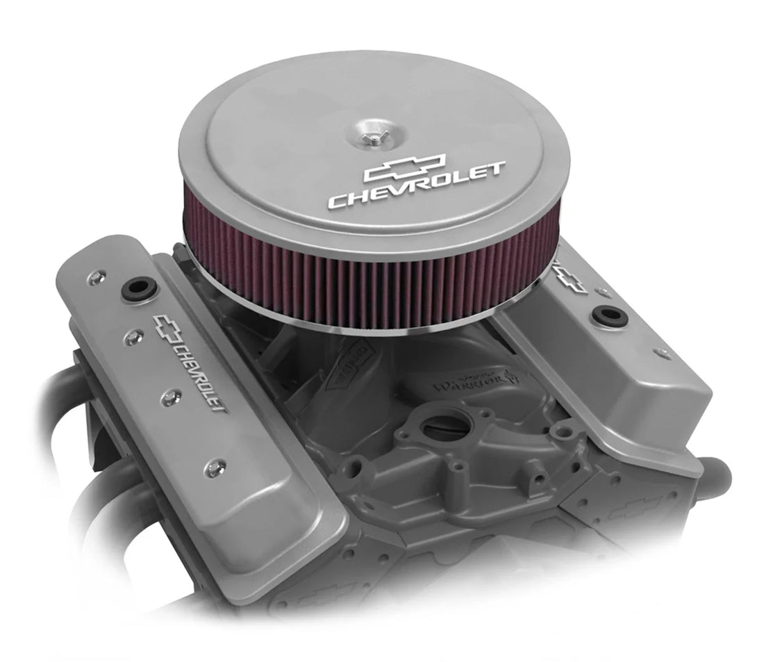 Holley Holley GM Licensed Valve Cover - Muscle Series - SBC - Center Bolt - Natural 241-290 - Additional View 5