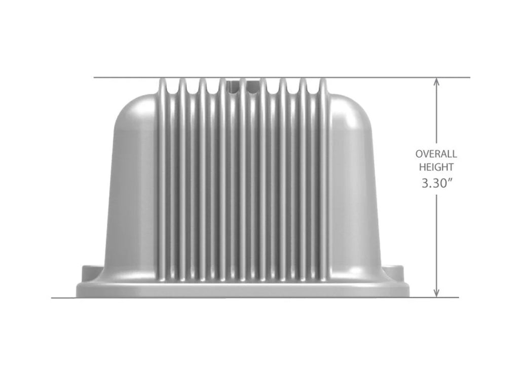 Holley Holley GM Licensed Vintage Series SBC Valve Covers 241-106 - Side View