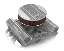 Load image into Gallery viewer, Holley Holley GM Licensed Vintage Series SBC Valve Covers 241-106 - Detail View