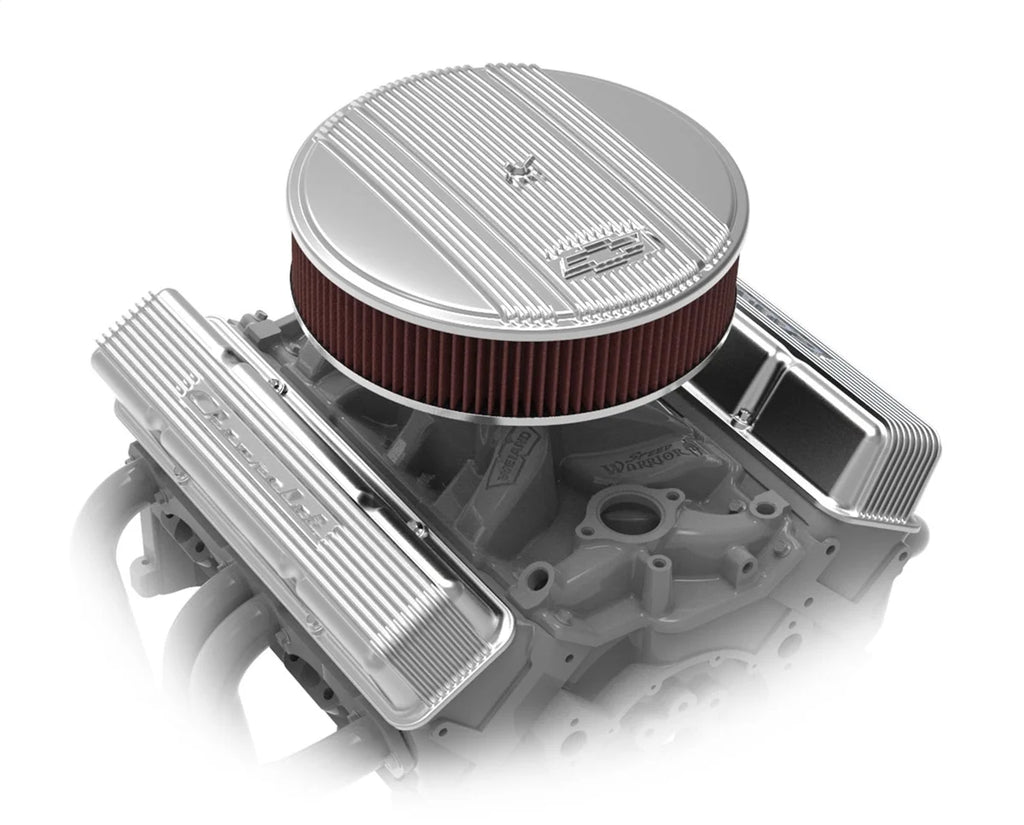 Holley Holley GM Licensed Vintage Series SBC Valve Covers 241-107 - Detail View