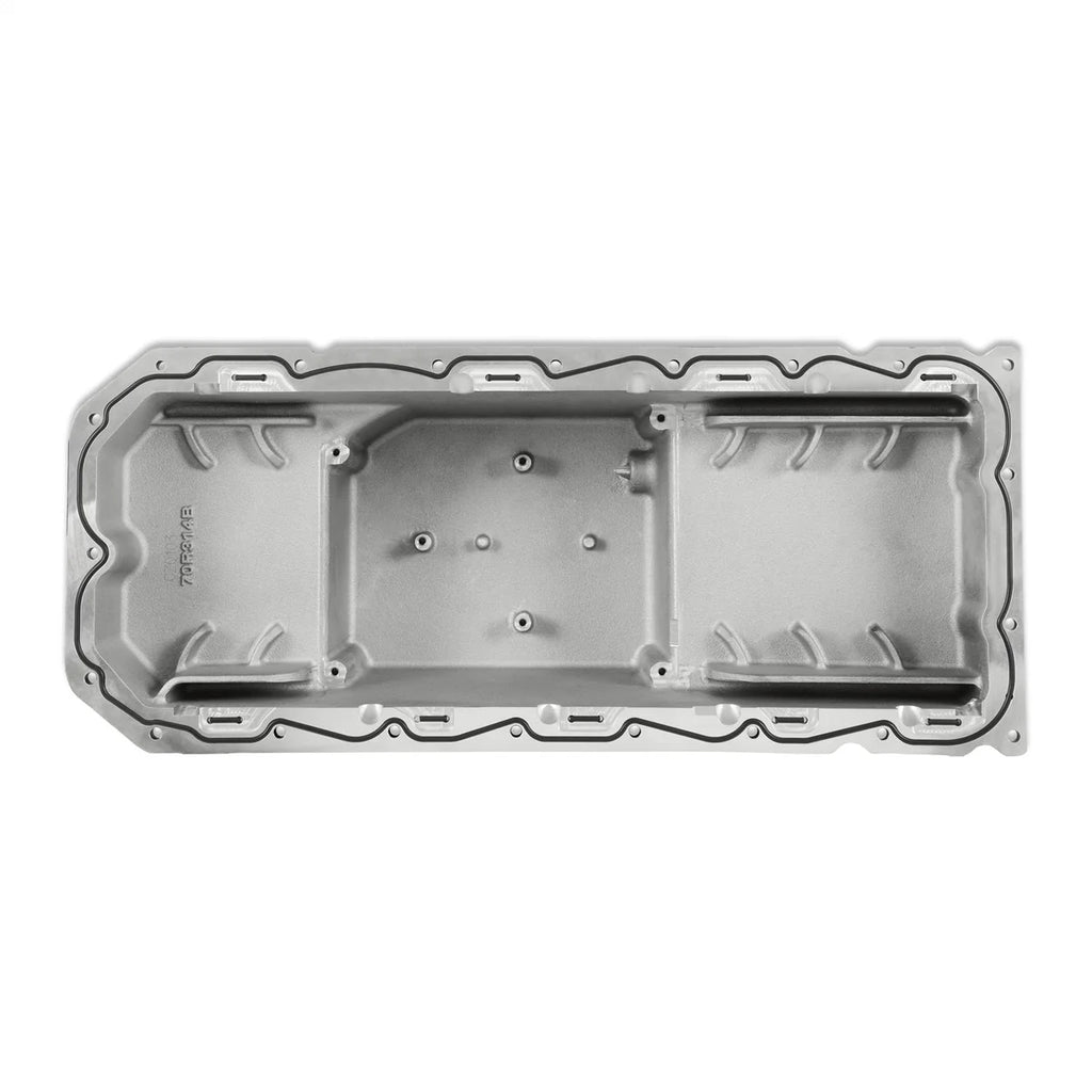 Holley Holley Gen III Hemi Swap Oil Pan - Mid-Sump - Hellcat - Black 302-64BK - Side View