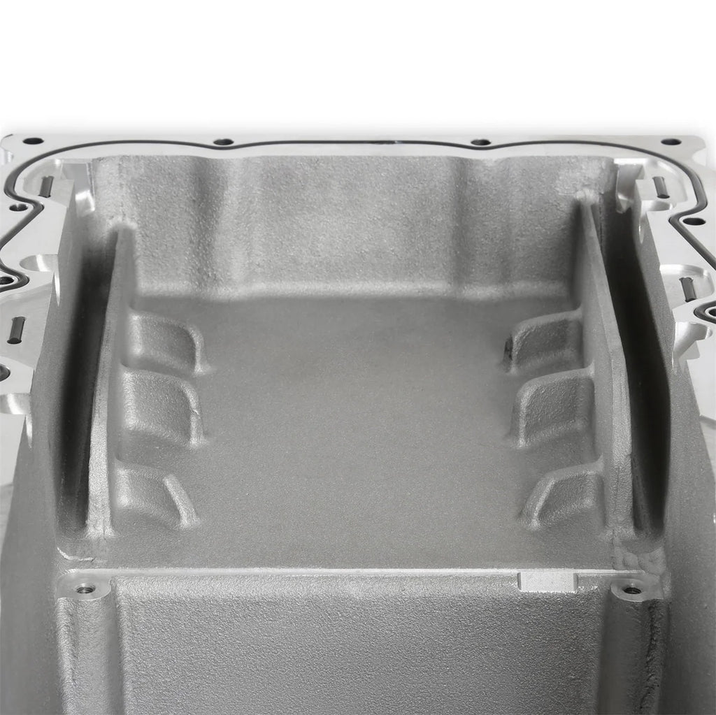 Holley Holley Gen III Hemi Swap Oil Pan - Mid-Sump - Hellcat - Black 302-64BK - Installation View
