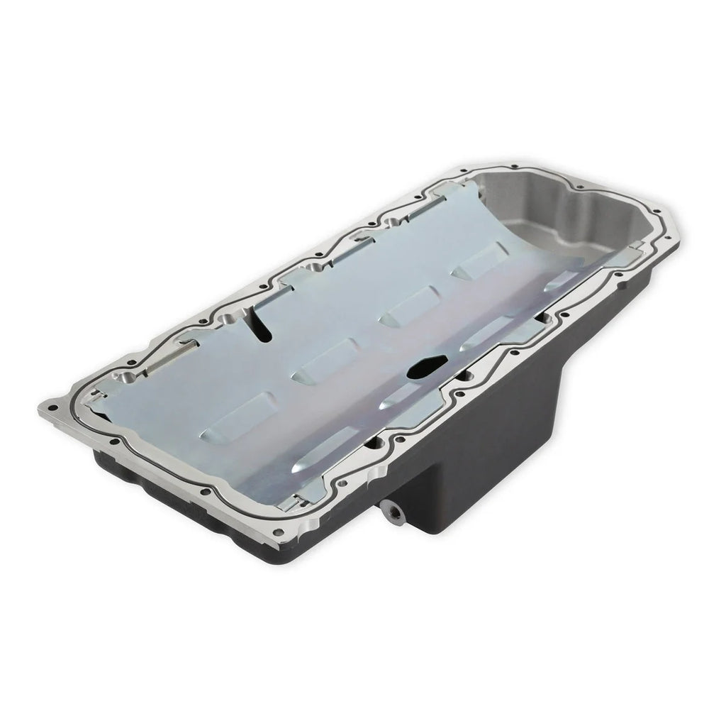 Holley Holley Gen III Hemi Swap Oil Pan - Mid-Sump - Hellcat - Black 302-64BK - Additional View 12