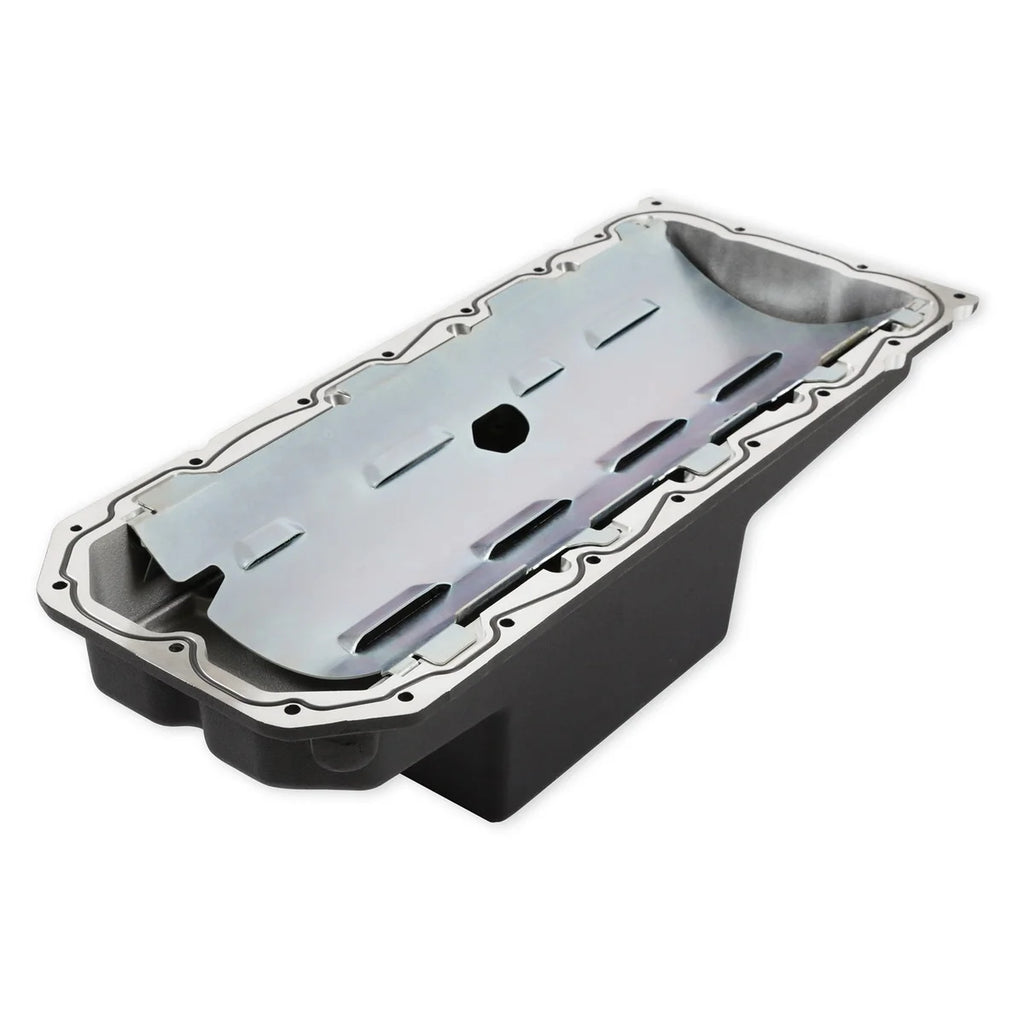 Holley Holley Gen III Hemi Swap Oil Pan - Mid-Sump - Hellcat - Black 302-64BK - Additional View 13